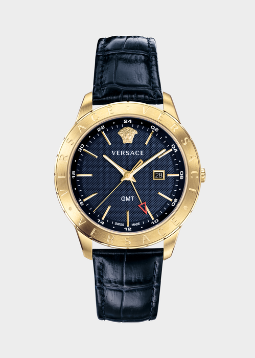 Versace BLUE LEATHER UNIVERS watch PVEBK003-P0018